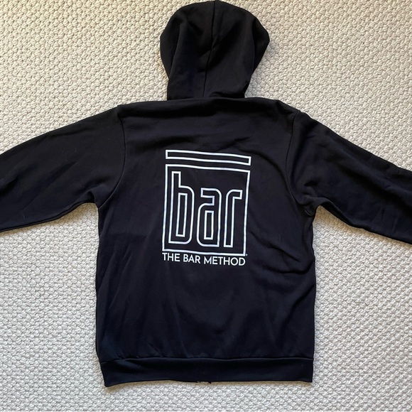 NWT black zippered hoodie - Picture 6 of 8